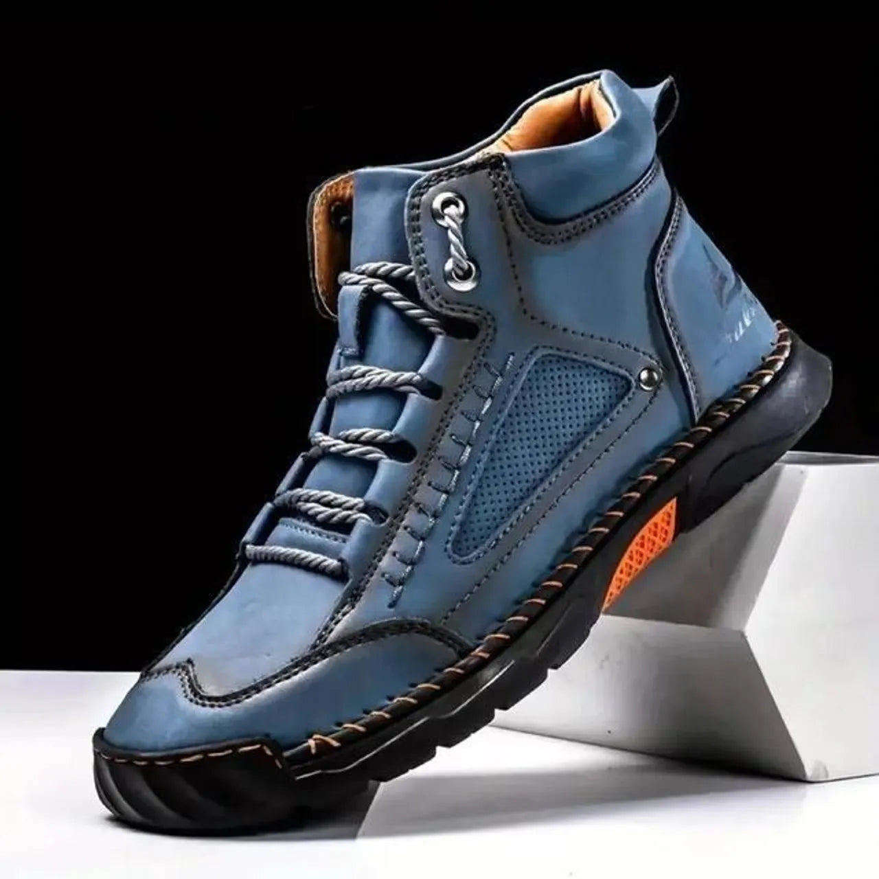 Men’s Waterproof Leather Boots with Arch Support